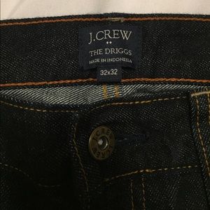 J Crew Driggs Dark Blue Jeans Size 32x32